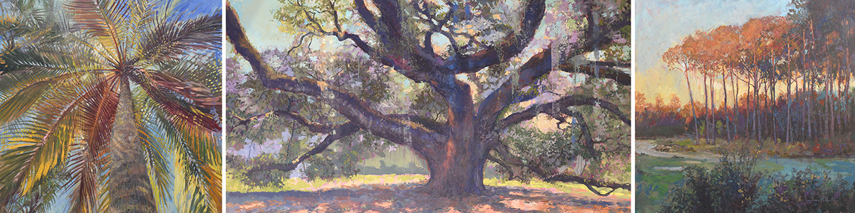 Three Impressionistic Landscape Paintings by Shane McDonald