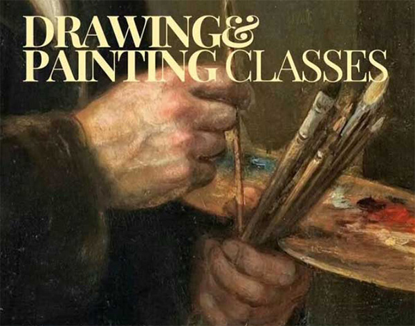 Maria Andrea spring 2026 art classes graphic