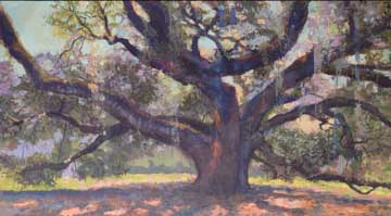 painting of the Big Oak from Thomasville, GA